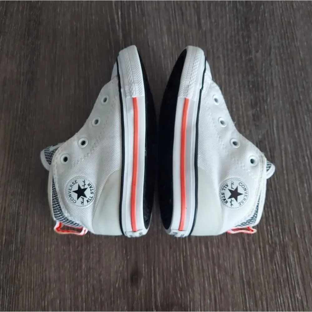 Converse Kids White High Top Sneakers Size 7